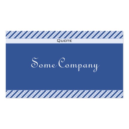 Charming Dots And Stripes (Twinkle) Business Card Templates (front side)