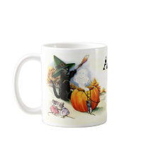 Charming Personalized Custom Vintage Halloween Mug