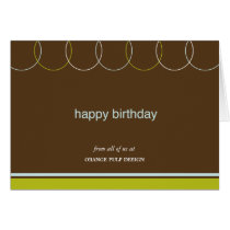 Charming Rings Business Birthday Cards cards