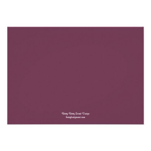 Charming Script Anniversary Invitation - Purple