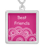 Charming Swirl Best Friends Necklace