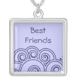 Charming Swirl Best Friends Necklace