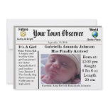Charming & Unique Baby Birth Announcement invitations