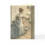 Charming Victorian Christmas Card