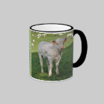 Charolais calf mug mugs