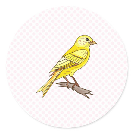 Charry Canary Stickers