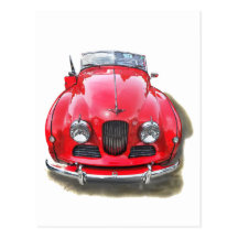 chart JOWETT JUPITER Postcard