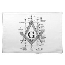 Chart of Masonic Degrees Place Mats