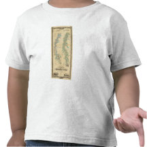 Chart of The Lower Mississippi River Tee Shirt