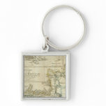 Chart Of The Straits Of Magellan Keychains