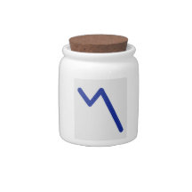Chart statistics icon candy dish