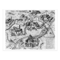 Charta Postalis Indulgentiae 7 Ecclesiarum Urbis postcards