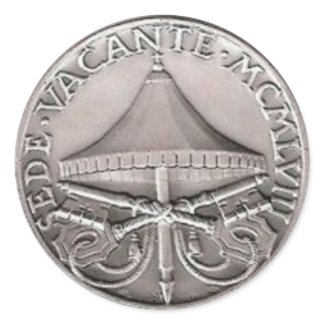 Charta Vaticana Ex Impressa de Sede Vacante 1958 sticker