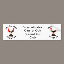 Charter Oak Firebird Bumper Sticker bumper stickers