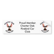 Charter Oak Firebird Bumper Sticker bumper stickers