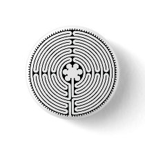 chartres pinback button