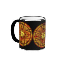 Chartres Labyrinth Fire Amaze Mug