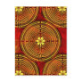 Chartres Labyrinth Fire Postcard