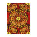 Chartres Labyrinth Fire Postcard