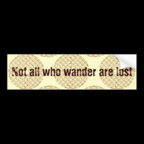 Chartres Labyrinth Pearl Bumper Sticker bumper stickers