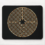 Chartres Labyrinth Pearl Dark Paths Mousepad