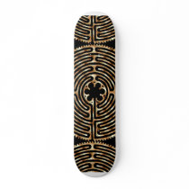 Chartres Labyrinth Pearl Skateboard by Jaenne Chartres Labyrinth Pearl Skateboard