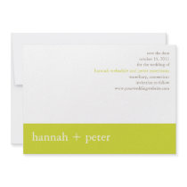 Chartreuse Banner :: Save the Date Announcement invitations by CSWedding Chartreuse Banner :: Save the Date Announcement invitations