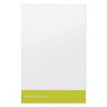 Chartreuse Banner :: Stationery