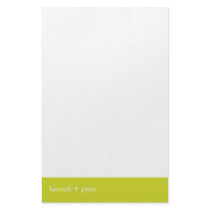 Chartreuse Banner :: Stationery