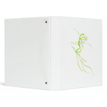Chartreuse Downhill Vinyl Binders