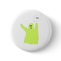 Chartreuse ghostie pin buttons