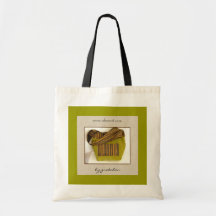 Chartreuse Glistening Leaves Tote Bag by gretchen