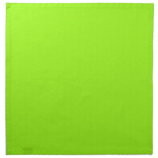 Chartreuse Green Background On A Napkin Zazzle 