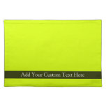 Chartreuse placemats