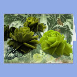 Chartreuse Roses cards