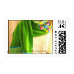 Chartreuse Squares of Many Colors Scarf Postage postage