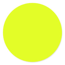 Chartreuse Round Sticker