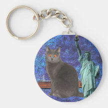 Chartreux NYC Key Chain