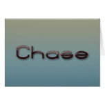 Chase Greeting Card