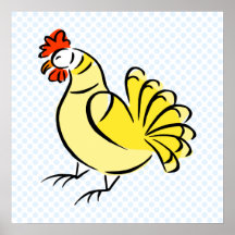 Chase Chicken Print