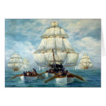 Chase of the Constitution, July 1812 Cards