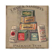 Chase & Sanborn's Tea Fridge Magnet