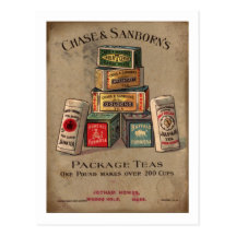 Chase & Sanborn's Tea Postcards