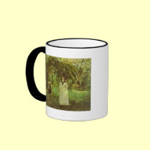 Chasing Butterflies mugs by vintagegiftmall Chasing Butterflies mugs