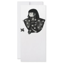 Chasing paper crane rack cards
