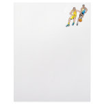 Chasing the basketball letterhead