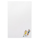 Chasing the basketball personalized stationery