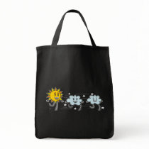 Chasing the Clouds Away - Grocery Tote bags