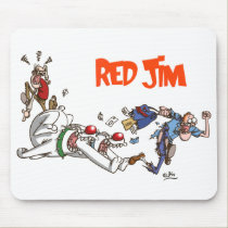 Chasing the postman mousepad by Lioness_Graphics Chasing the postman mousepad