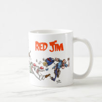 Chasing the postman mug by Lioness_Graphics Chasing the postman mug